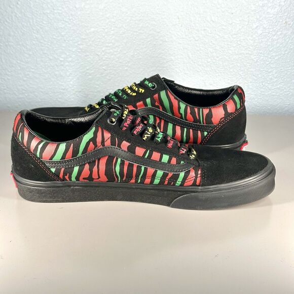 Vans A Tribe Called Quest Low End Theory Black Men’s Size 11 ATCQ Old Skool - Picture 6 of 14